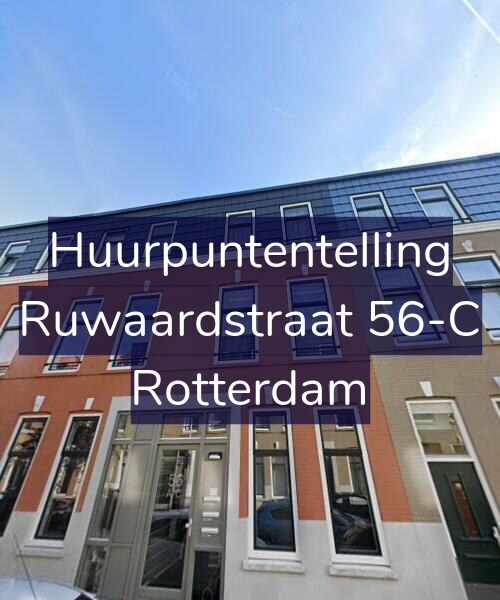Foto gevel Huurpuntentelling voor Ruwaardstraat 56-C, Rotterdam