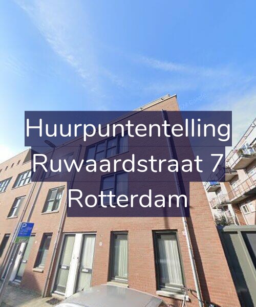 Foto gevel Huurpuntentelling voor Ruwaardstraat 7, Rotterdam