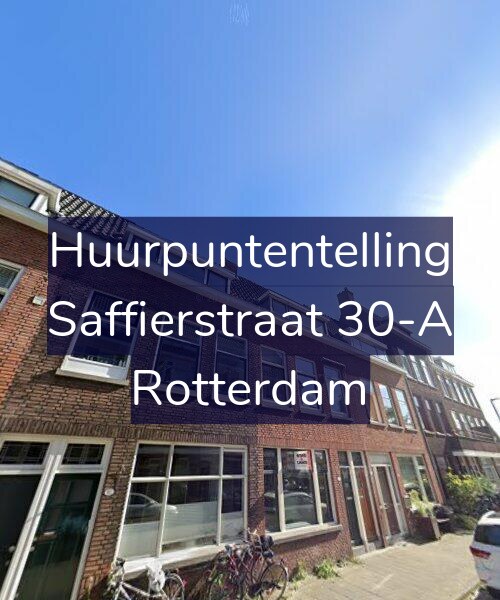 Foto gevel Huurpuntentelling voor Saffierstraat 30-A, Rotterdam