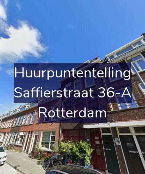 Foto gevel Huurpuntentelling voor Saffierstraat 36-A, Rotterdam
