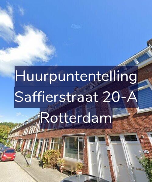 Foto gevel Huurpuntentelling voor Saffierstraat 20-A, Rotterdam