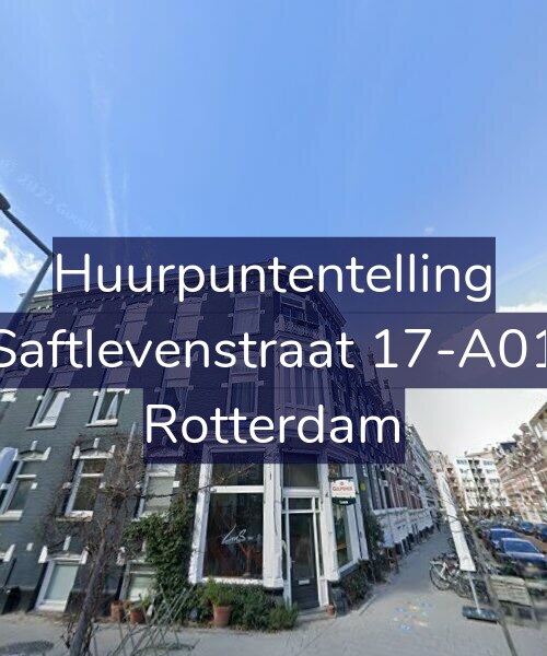 Foto gevel Huurpuntentelling voor Saftlevenstraat 17-A01, Rotterdam