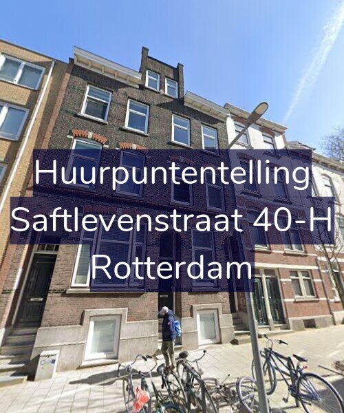 Foto gevel Huurpuntentelling voor Saftlevenstraat 40-H, Rotterdam