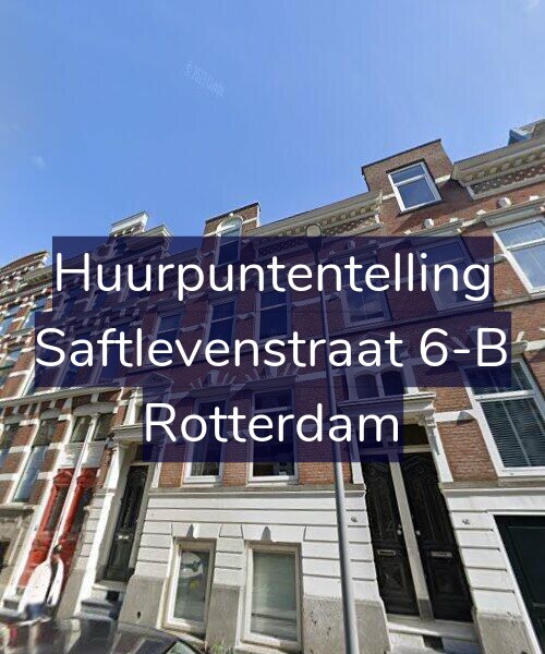 Foto gevel Huurpuntentelling voor Saftlevenstraat 6-B, Rotterdam