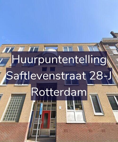 Foto gevel Huurpuntentelling voor Saftlevenstraat 28-J, Rotterdam