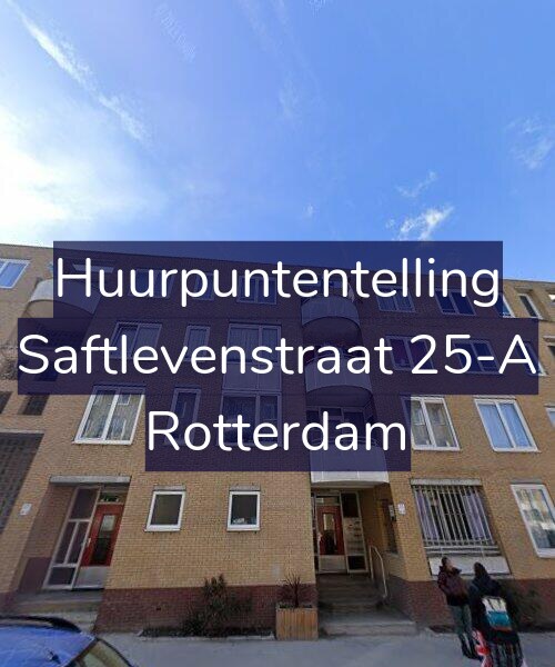 Foto gevel Huurpuntentelling voor Saftlevenstraat 25-A, Rotterdam