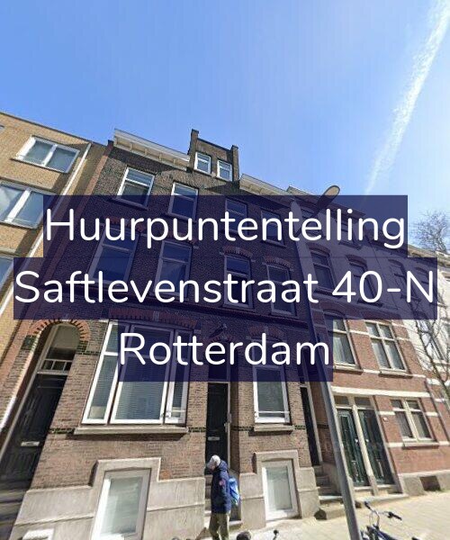 Foto gevel Huurpuntentelling voor Saftlevenstraat 40-N, Rotterdam