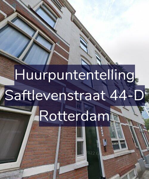 Foto gevel Huurpuntentelling voor Saftlevenstraat 44-D, Rotterdam