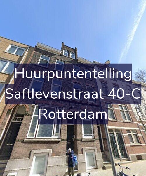 Foto gevel Huurpuntentelling voor Saftlevenstraat 40-C, Rotterdam