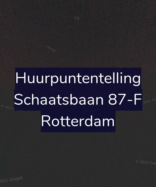Foto gevel Huurpuntentelling voor Schaatsbaan 87-F, Rotterdam