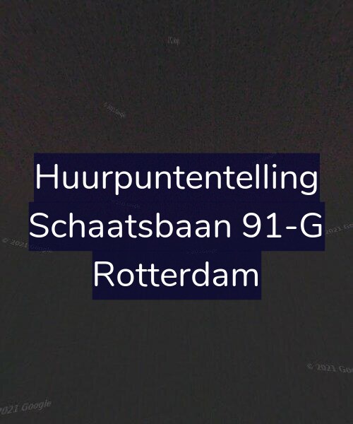 Foto gevel Huurpuntentelling voor Schaatsbaan 91-G, Rotterdam