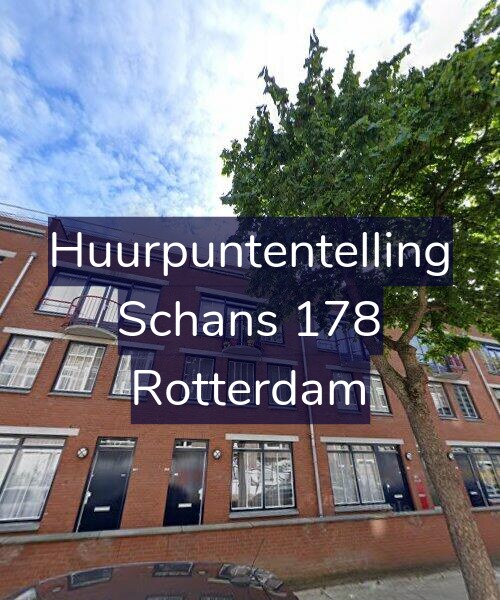 Foto gevel Huurpuntentelling voor Schans 178, Rotterdam