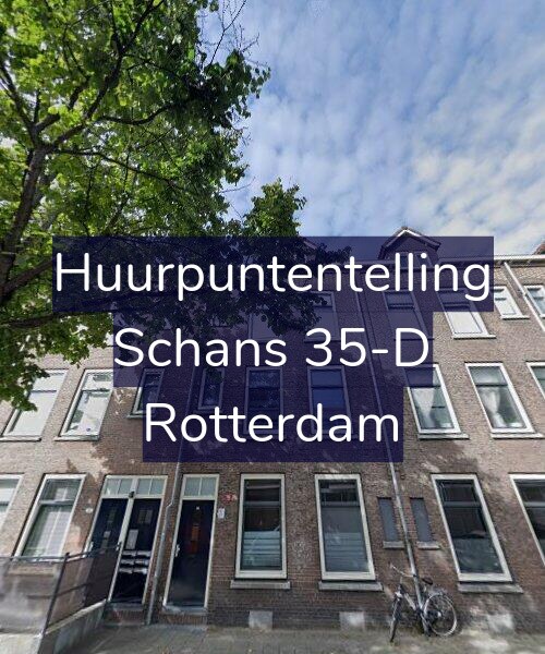 Foto gevel Huurpuntentelling voor Schans 35-D, Rotterdam