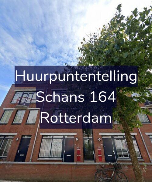 Foto gevel Huurpuntentelling voor Schans 164, Rotterdam