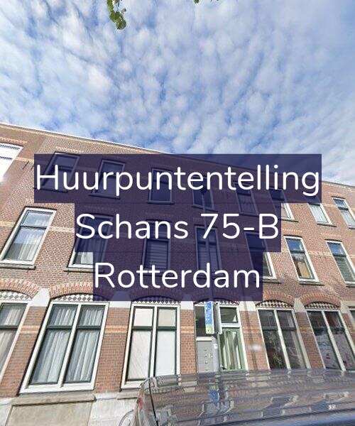 Foto gevel Huurpuntentelling voor Schans 75-B, Rotterdam