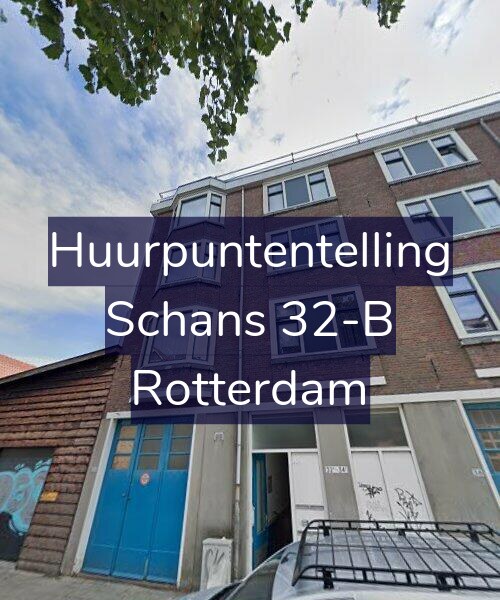 Foto gevel Huurpuntentelling voor Schans 32-B, Rotterdam