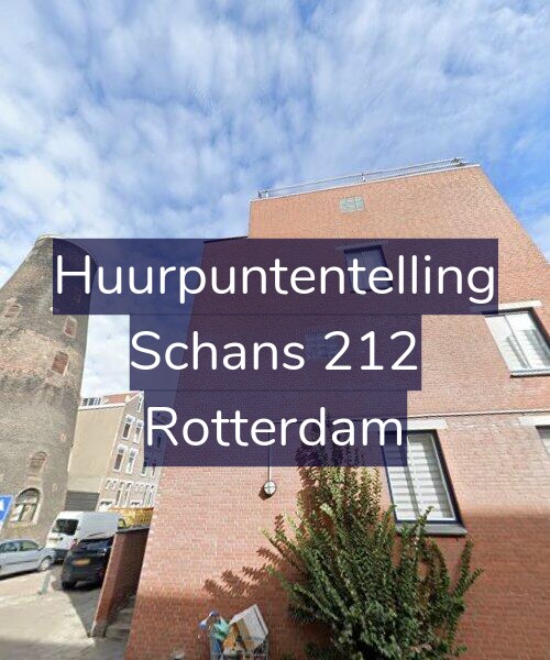 Foto gevel Huurpuntentelling voor Schans 212, Rotterdam