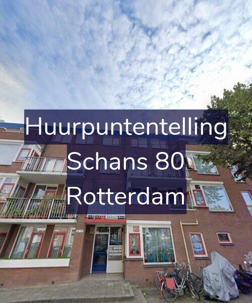 Foto gevel Huurpuntentelling voor Schans 80, Rotterdam