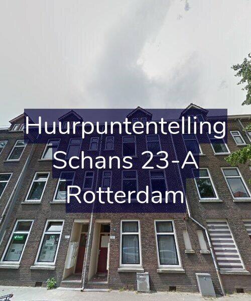 Foto gevel Huurpuntentelling voor Schans 23-A, Rotterdam