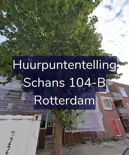 Foto gevel Huurpuntentelling voor Schans 104-B, Rotterdam