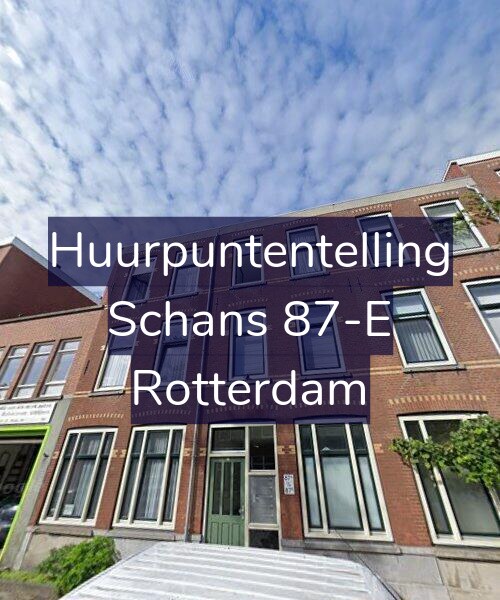 Foto gevel Huurpuntentelling voor Schans 87-E, Rotterdam