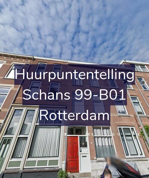 Foto gevel Huurpuntentelling voor Schans 99-B01, Rotterdam