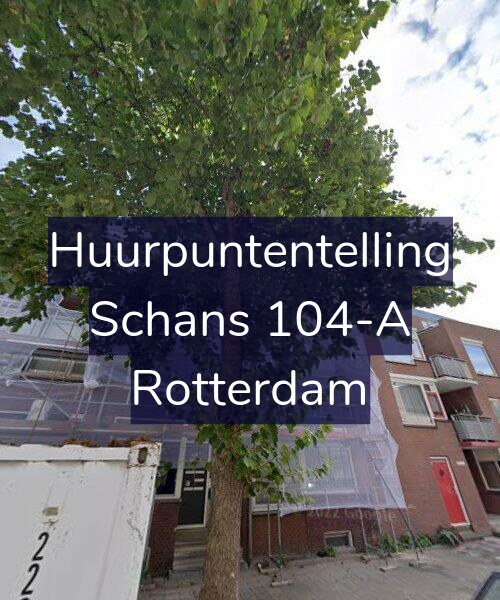 Foto gevel Huurpuntentelling voor Schans 104-A, Rotterdam
