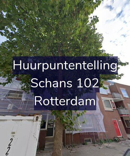 Foto gevel Huurpuntentelling voor Schans 102, Rotterdam
