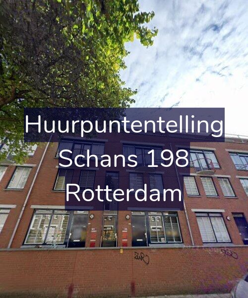 Foto gevel Huurpuntentelling voor Schans 198, Rotterdam
