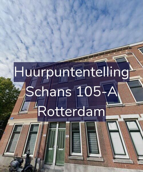 Foto gevel Huurpuntentelling voor Schans 105-A, Rotterdam