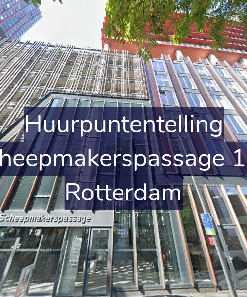 Foto gevel Huurpuntentelling voor Scheepmakerspassage 121, Rotterdam
