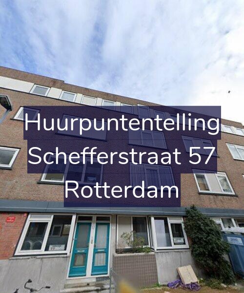 Foto gevel Huurpuntentelling voor Schefferstraat 57, Rotterdam