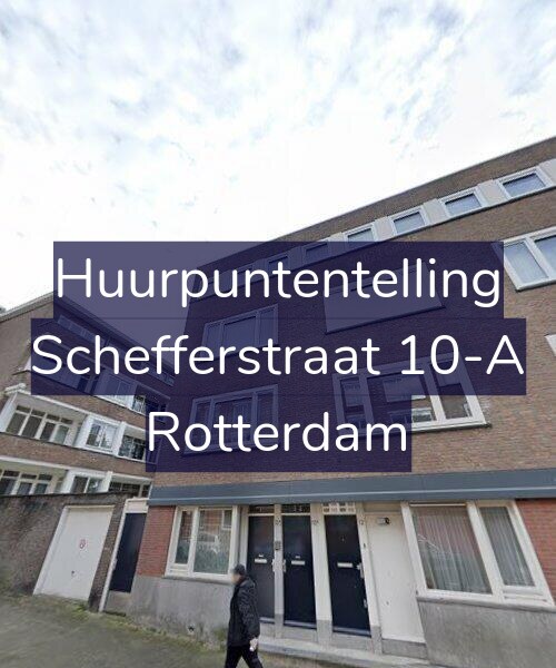 Foto gevel Huurpuntentelling voor Schefferstraat 10-A, Rotterdam