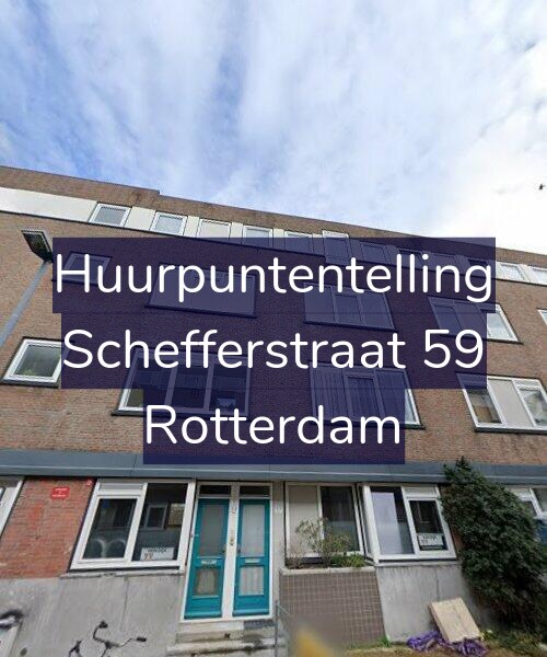 Foto gevel Huurpuntentelling voor Schefferstraat 59, Rotterdam