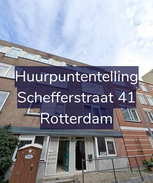 Foto gevel Huurpuntentelling voor Schefferstraat 41, Rotterdam