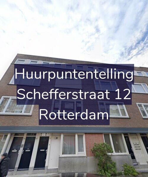 Foto gevel Huurpuntentelling voor Schefferstraat 12, Rotterdam