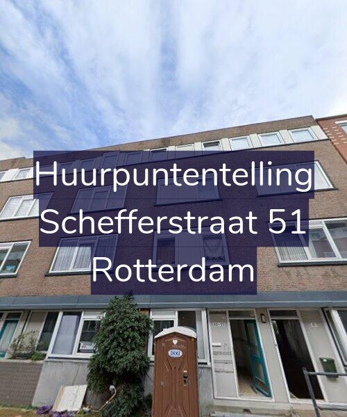 Foto gevel Huurpuntentelling voor Schefferstraat 51, Rotterdam