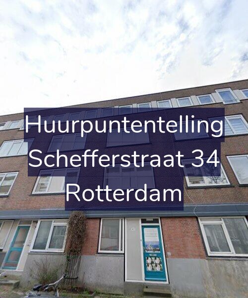 Foto gevel Huurpuntentelling voor Schefferstraat 34, Rotterdam
