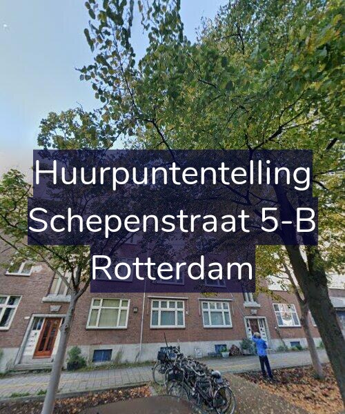 Foto gevel Huurpuntentelling voor Schepenstraat 5-B, Rotterdam