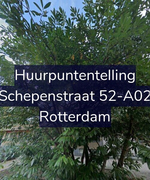 Foto gevel Huurpuntentelling voor Schepenstraat 52-A02, Rotterdam