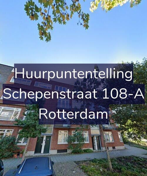 Foto gevel Huurpuntentelling voor Schepenstraat 108-A, Rotterdam