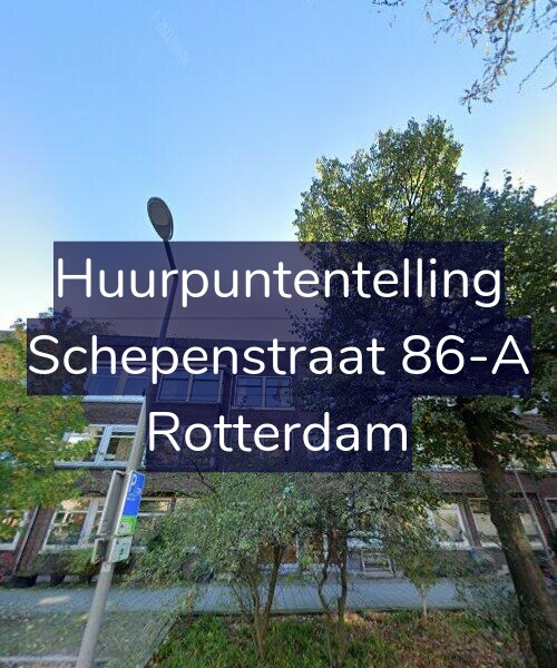 Foto gevel Huurpuntentelling voor Schepenstraat 86-A, Rotterdam