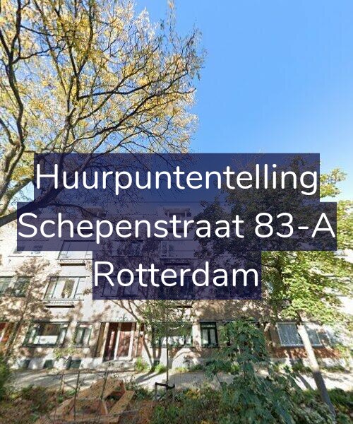 Foto gevel Huurpuntentelling voor Schepenstraat 83-A, Rotterdam