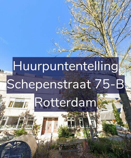 Foto gevel Huurpuntentelling voor Schepenstraat 75-B, Rotterdam