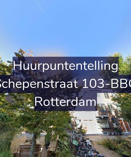 Foto gevel Huurpuntentelling voor Schepenstraat 103-BBG, Rotterdam