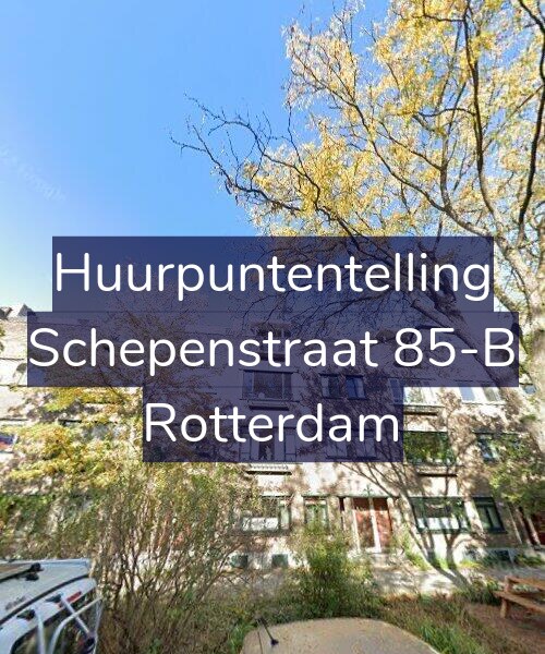 Foto gevel Huurpuntentelling voor Schepenstraat 85-B, Rotterdam