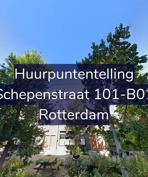 Foto gevel Huurpuntentelling voor Schepenstraat 101-B01, Rotterdam