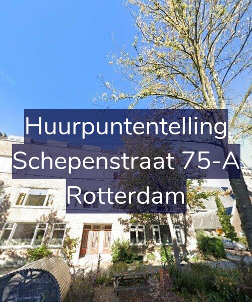 Foto gevel Huurpuntentelling voor Schepenstraat 75-A, Rotterdam