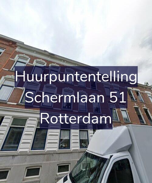 Foto gevel Huurpuntentelling voor Schermlaan 51, Rotterdam