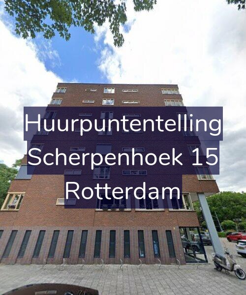 Foto gevel Huurpuntentelling voor Scherpenhoek 15, Rotterdam
